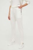 Штани лаунж Tommy Hilfiger колір бежевий однотонні