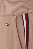 Штани лаунж Tommy Hilfiger колір коричневий однотонні