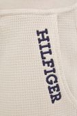 Штани лаунж Tommy Hilfiger колір бежевий з аплікацією