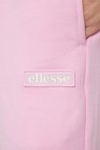 Спортивні штани Ellesse колір рожевий однотонні