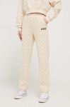 Спортивні штани Ellesse колір бежевий візерунок