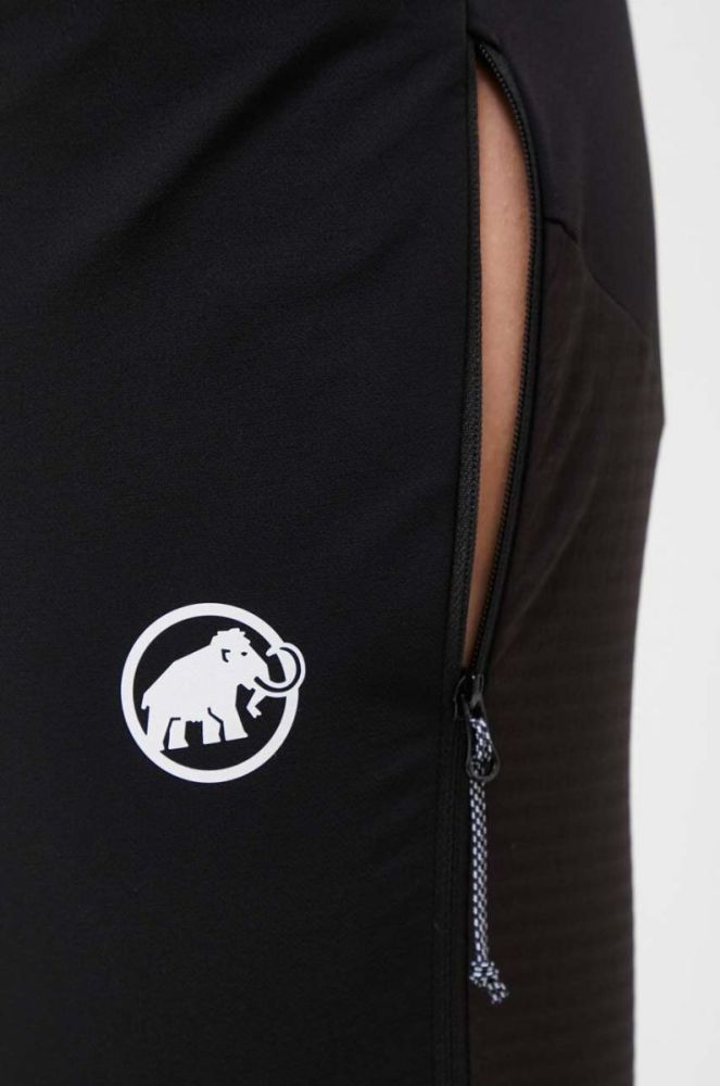 Штани outdoor Mammut Aenergy SO Hybrid колір чорний фото 4