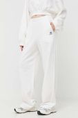 Бавовняні спортивні штани Miss Sixty колір білий однотонні