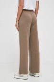 Спортивні штани Casall колір коричневий однотонні
