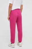 Спортивні штани Reebok колір рожевий однотонні (3575750)