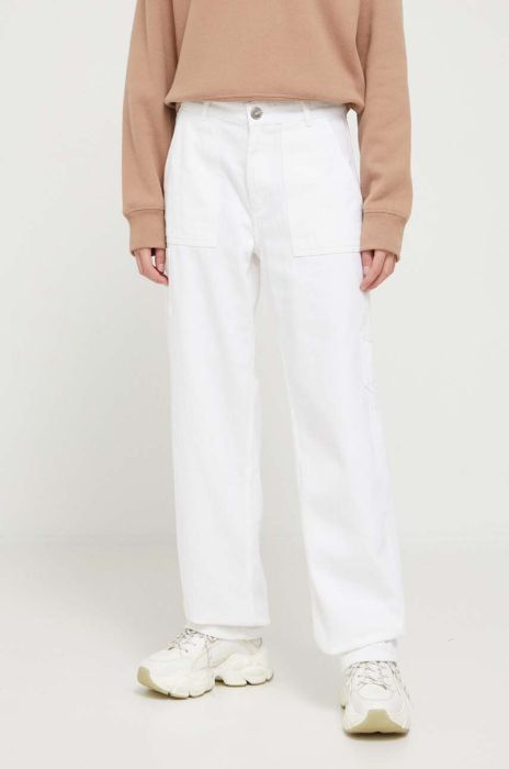 Джинси Sixth June жіночі висока посадка колір білий (3524063)