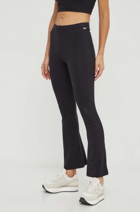 Легінси Reebok Classic жіночі колір чорний однотонні