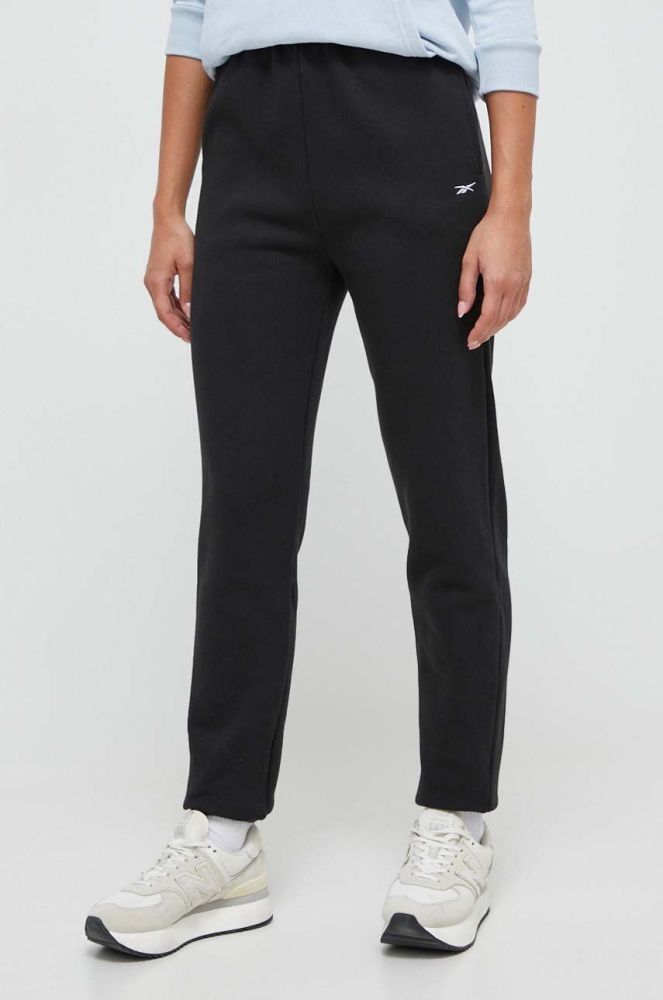 Спортивні штани Reebok Classic колір чорний однотонні (3633382)
