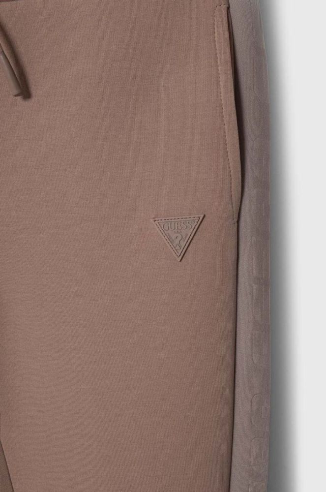 Дитячі спортивні штани Guess колір рожевий однотонні (3363158) фото 3