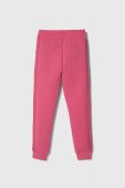 Дитячі спортивні штани Guess колір рожевий однотонні (3363144)