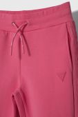 Дитячі спортивні штани Guess колір рожевий однотонні (3363144)