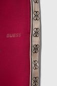Дитячі спортивні штани Guess колір бордовий візерунок