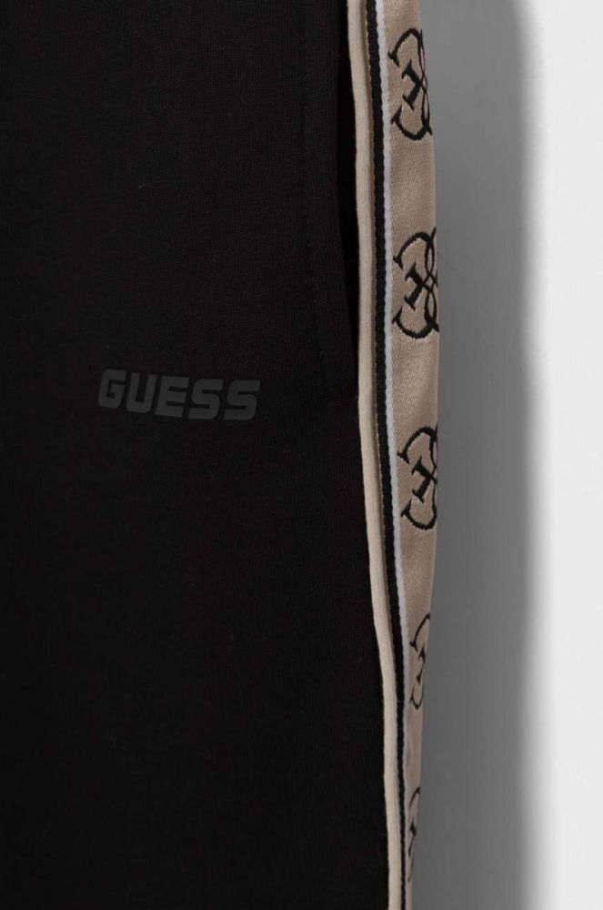 Дитячі спортивні штани Guess колір чорний візерунок (3404403) фото 3
