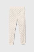 Дитячі спортивні штани Guess колір бежевий візерунок (3363190)