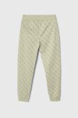 Дитячі спортивні штани Guess колір зелений візерунок (3363183)