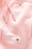 Дитячі бавовняні штани Tommy Hilfiger колір рожевий однотонні (3313379)
