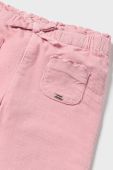 Дитячі штани Mayoral колір рожевий однотонні (3497486)