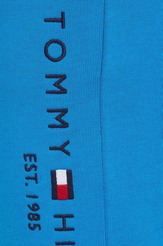 Дитячі бавовняні штани Tommy Hilfiger однотонні колір блакитний (3447237) фото 3