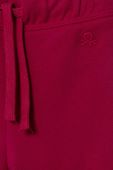 Дитячі бавовняні штани United Colors of Benetton колір рожевий однотонні (3394930)