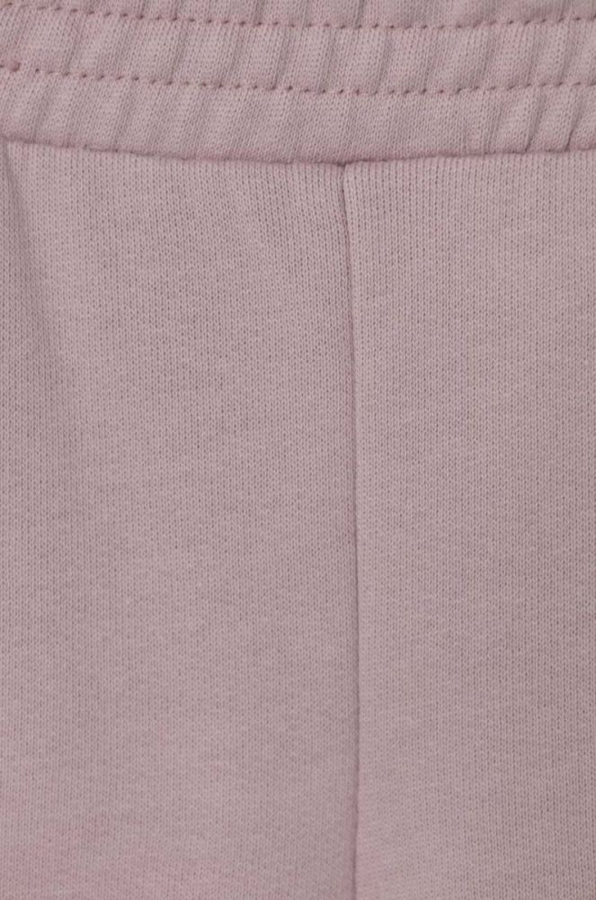 Дитячі бавовняні штани United Colors of Benetton колір фіолетовий візерунок фото 3