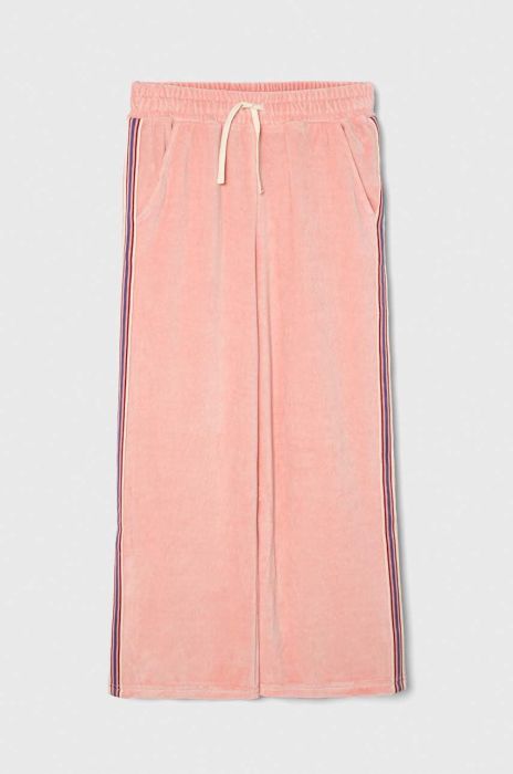 Дитячі спортивні штани United Colors of Benetton колір рожевий з аплікацією (3463378)