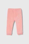 Дитячі спортивні штани United Colors of Benetton колір рожевий однотонні (3404443)