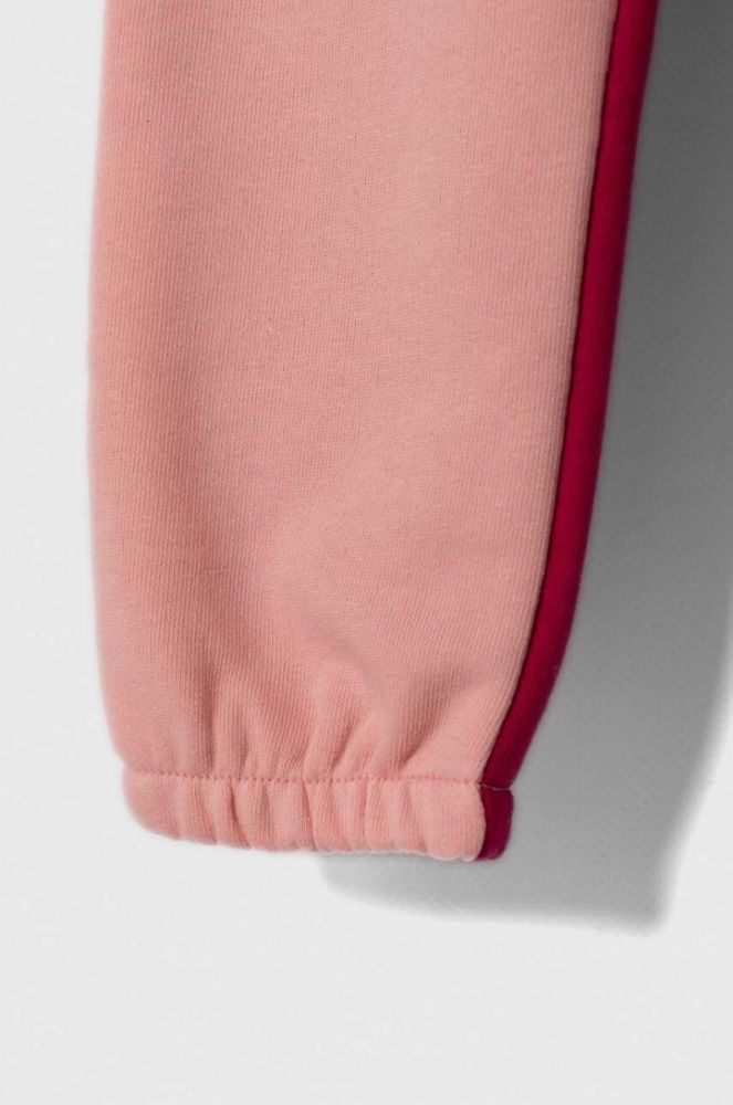 Дитячі спортивні штани United Colors of Benetton колір рожевий візерунок (3515946) фото 3