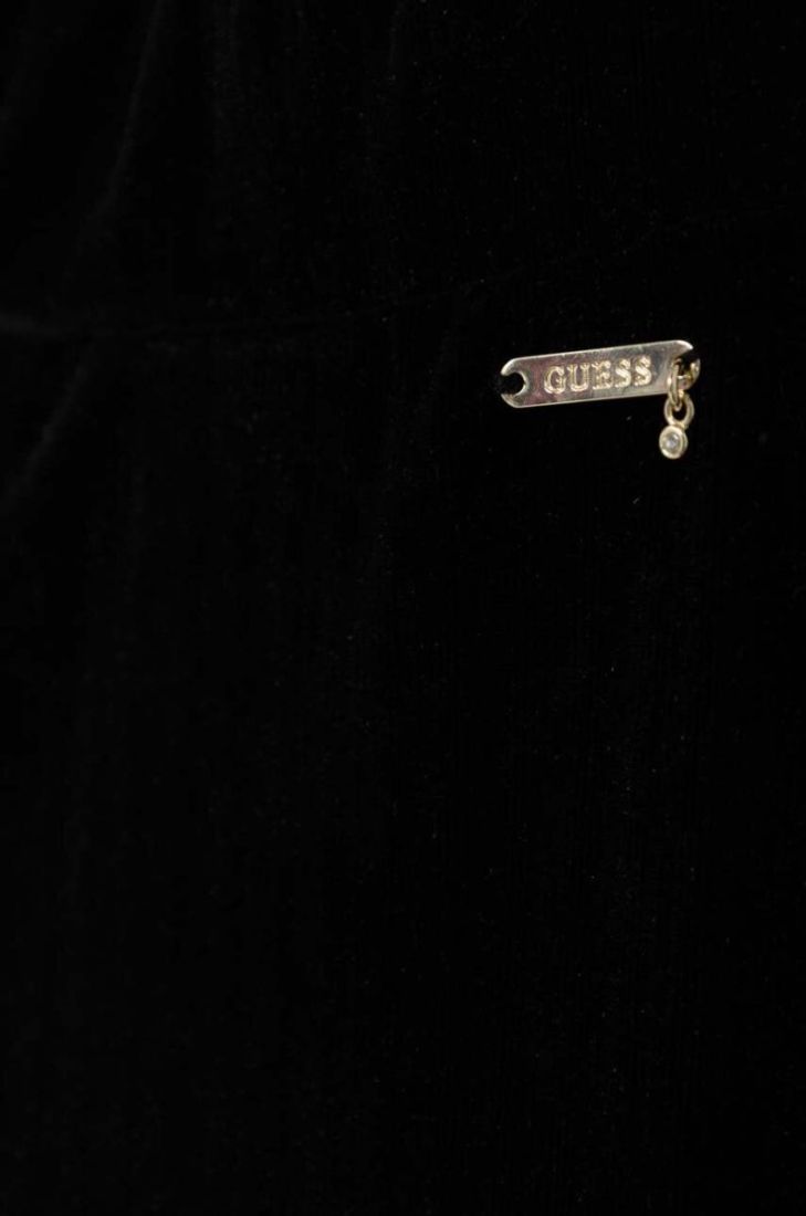 Дитячі штани Guess колір чорний однотонні (3523980)