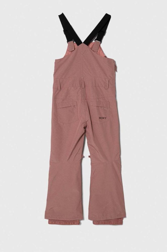 Дитячі лижні штани Roxy NON STOP BIB GI SNPT колір рожевий фото 2