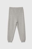 Дитячі спортивні штани United Colors of Benetton колір сірий однотонні (3606124)