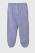 Дитячі спортивні штани United Colors of Benetton колір фіолетовий однотонні (3630209)
