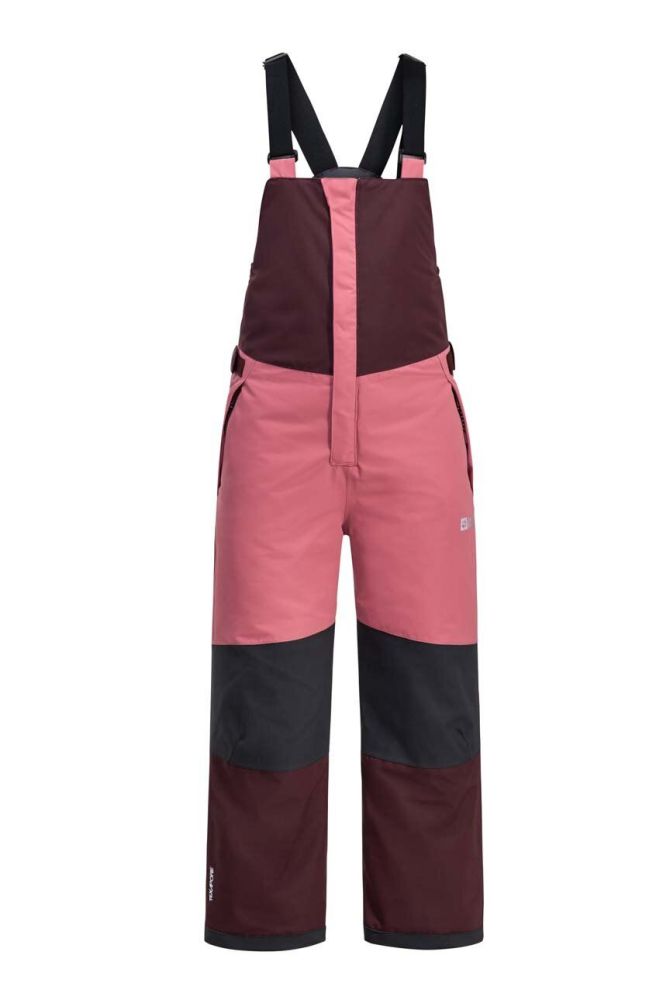 Дитячі лижні штани Jack Wolfskin ACTAMIC 2L INS BIB колір рожевий (3640406)