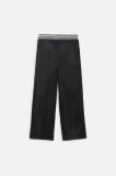 Дитячі спортивні штани Coccodrillo колір чорний однотонні (3538496)