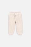 Дитячі спортивні штани Coccodrillo колір бежевий однотонні (3558476)