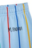 Дитячі бавовняні штани Mini Rodini візерунок колір блакитний (3269219)