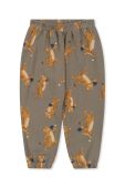 Дитячі спортивні штани Konges Sl?jd колір бежевий візерунок (3524214)