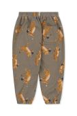 Дитячі спортивні штани Konges Sl?jd колір бежевий візерунок (3524214)