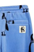 Дитячі спортивні штани Mini Rodini візерунок колір блакитний (3471327)