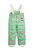 Дитячі лижні штани Mini Rodini колір зелений візерунок