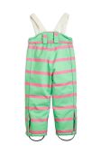 Дитячі лижні штани Mini Rodini колір зелений візерунок