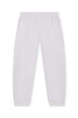 Дитячі спортивні штани BOSS колір білий однотонні