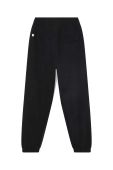 Дитячі штани BOSS колір чорний однотонні