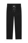 Дитячі бавовняні штани Dkny колір чорний однотонні (3512533)