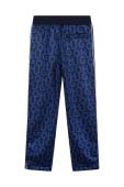 Дитячі спортивні штани HUGO колір синій візерунок (3463421)