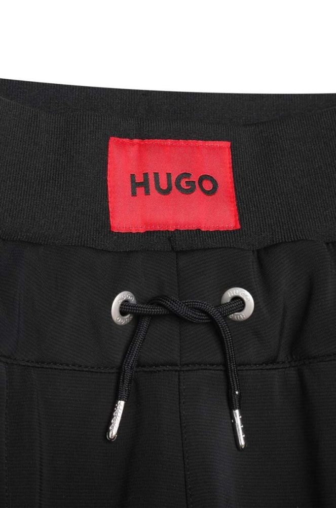 Дитячі спортивні штани HUGO колір чорний з аплікацією (3512535) фото 4