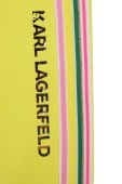 Дитячі спортивні штани Karl Lagerfeld колір жовтий з аплікацією (3572095)