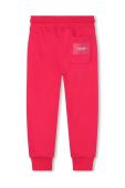 Дитячі бавовняні штани Marc Jacobs колір червоний з аплікацією (3451093)