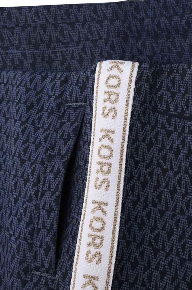 Дитячі спортивні штани Michael Kors колір синій візерунок фото 3