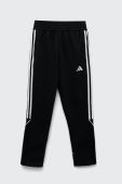 Дитячі спортивні штани adidas Performance TIRO23L SW PNTY колір чорний з аплікацією