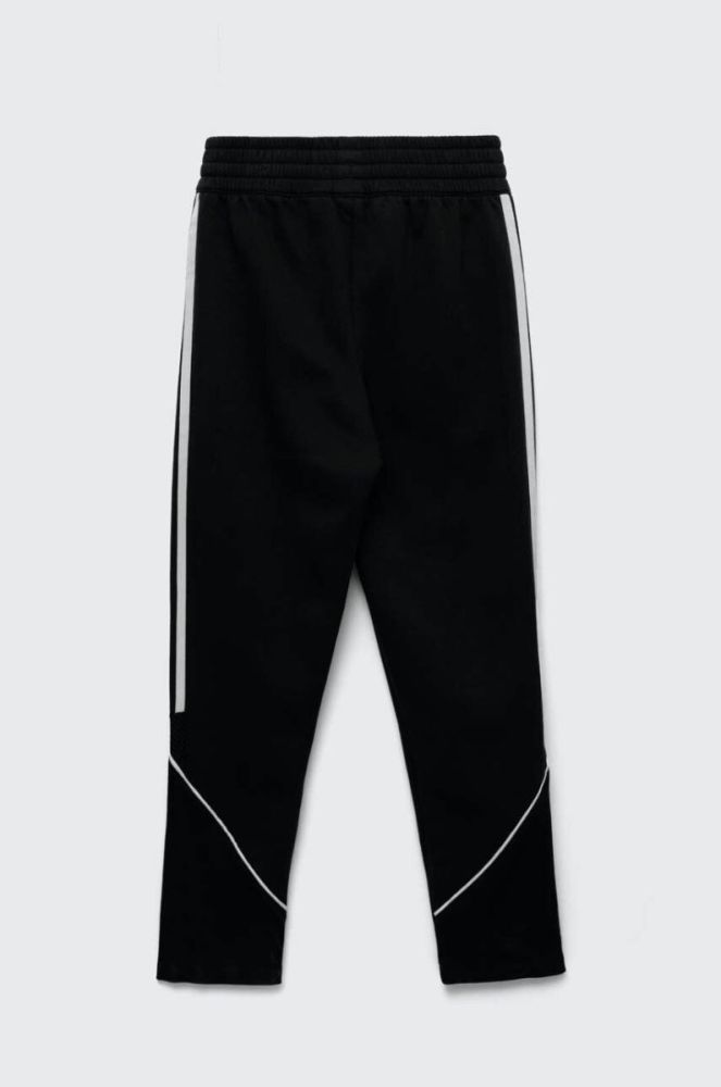 Дитячі спортивні штани adidas Performance TIRO23L SW PNTY колір чорний з аплікацією фото 3